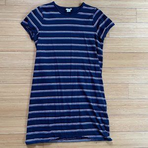 Striped Cotton J. Crew Shirt Dress